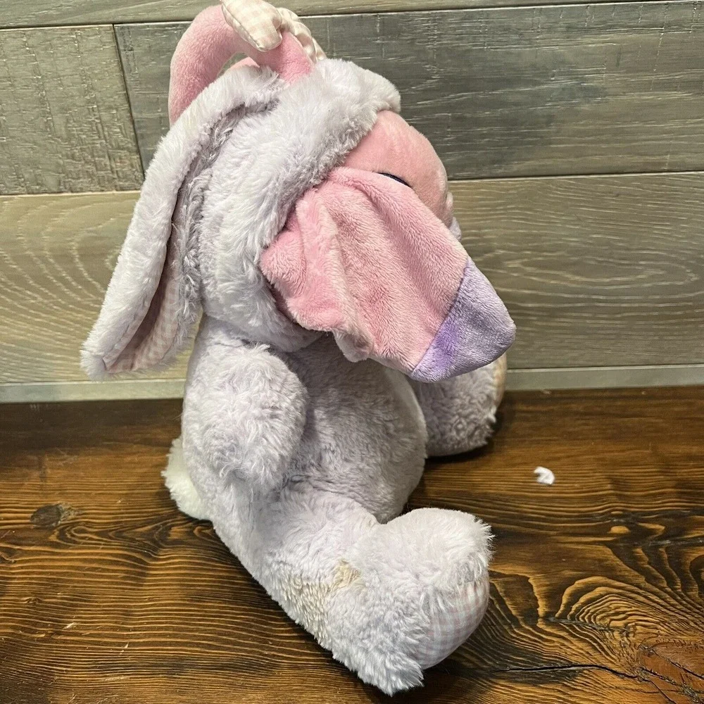 Lilo & Stitch Disney Store Angel Easter Bunny Plush‎ Stuffed Animal Pink Purple